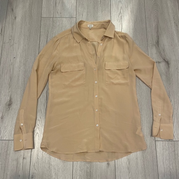 Babaton Silk Button Up Blouse - Picture 4 of 14